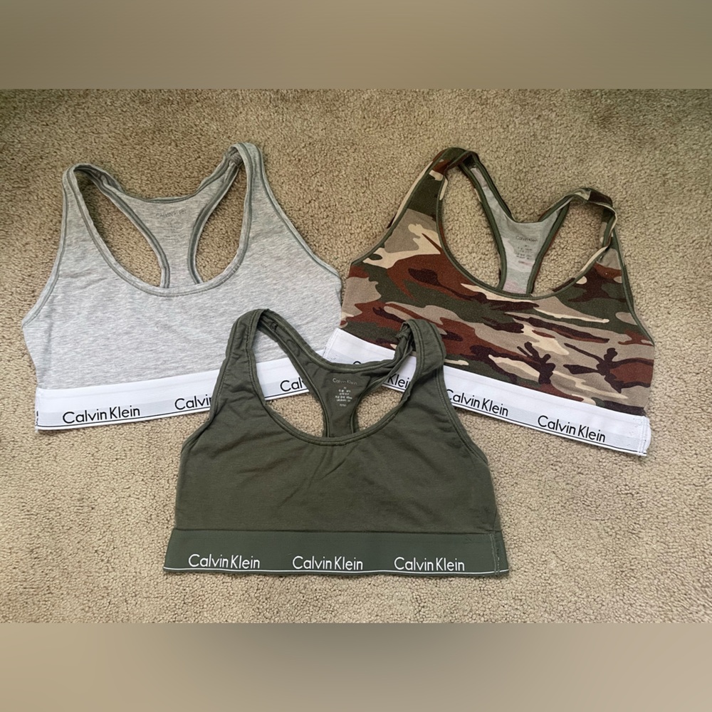 CK bralettes